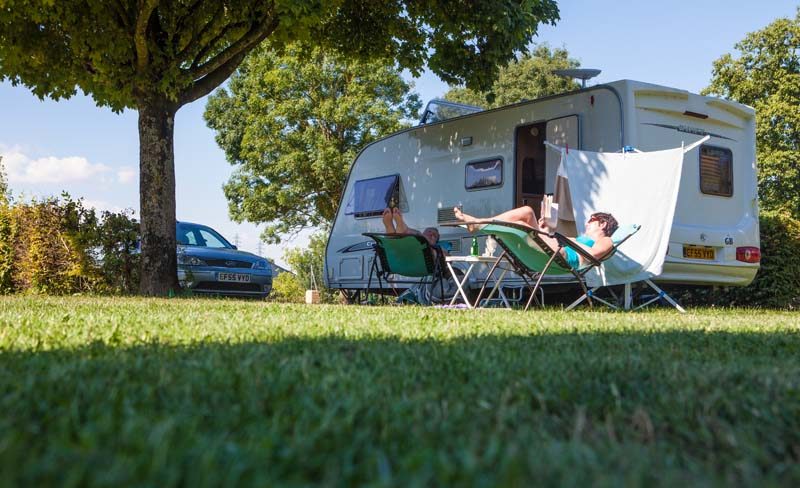 Pont de Bourgogne caravan