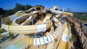 Glijbanen zwembad camping - Camping Le Serignan Plage, Kids-Campings