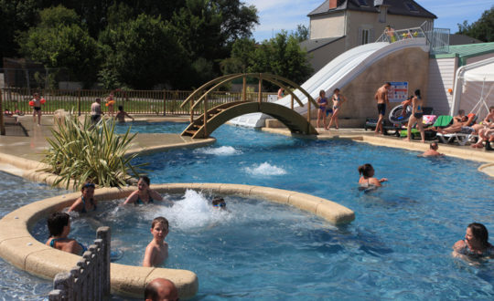 Waterpret met het hele gezin bij La Roche Posay