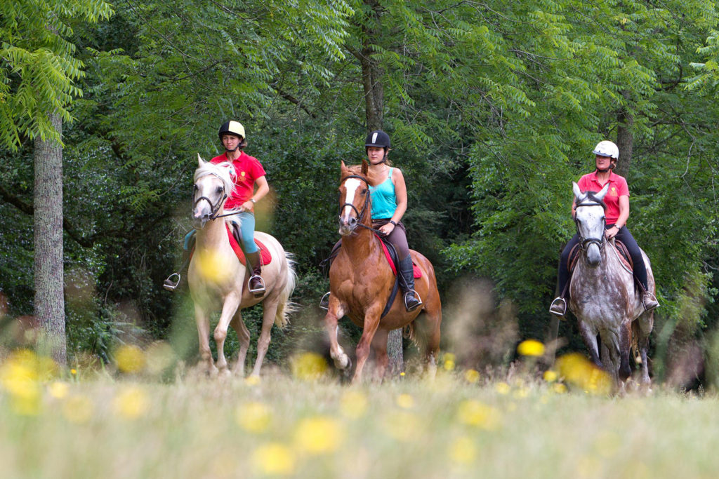 Paardrijden bij La Garangeoire