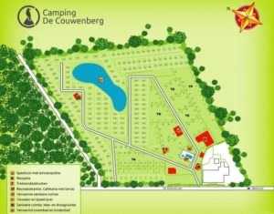 De Couwenberg plattegrond camping